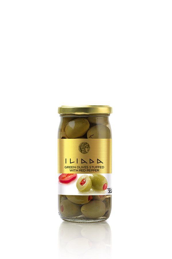 ILIADA Green Olives Stuffed with Pepper