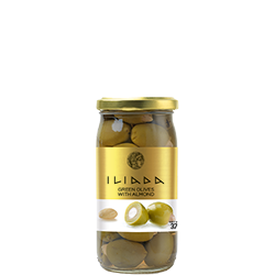 ILIADA Green Olives Stuffed with Almonds