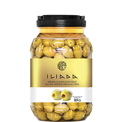 ILIADA Green Olives Pitted HO.RE.CA