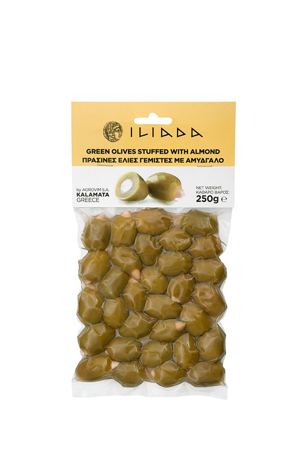 ILIADA Green Olives Stuffed with Almonds
