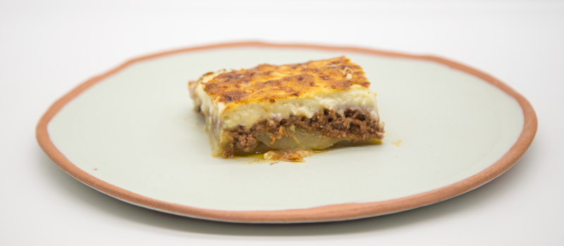 Authentic Greek mousaka with ILIADA Kalamata PDO Extra Virgin Olive Oil - thumb image